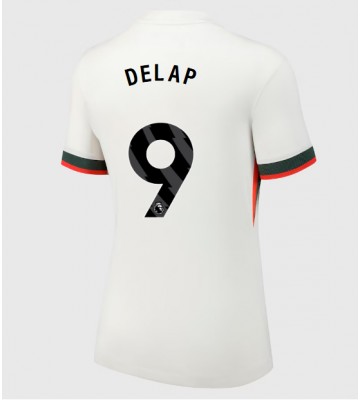 Chelsea Liam Delap #9 Udebanetrøje Dame 2025-26 Kortærmet